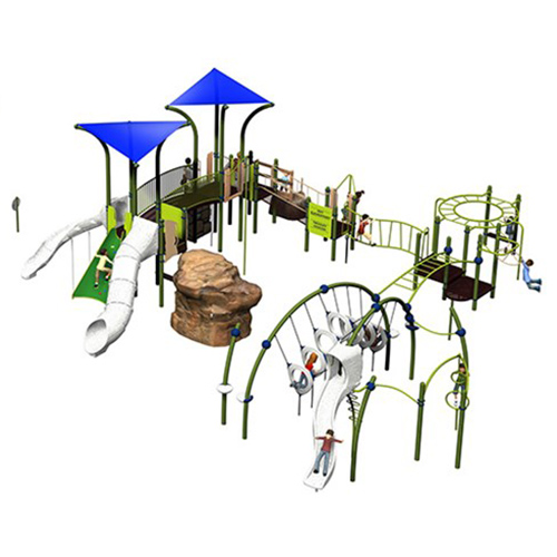 CAD Drawings BIM Models Landscape Structures Inc. Evos® - PlayBooster® (Ages 5-12)